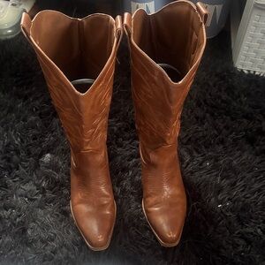 Dream Pairs Tan Heeled Boots
